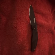Kershaw Ken Onion 1550 Black Synthetic Handle Stainless Steel Drop Point Knife