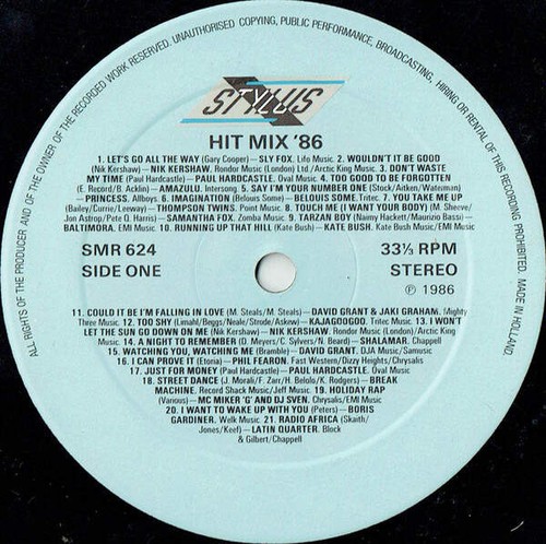 Diverse - Hit Mix '86 (VINYL) - Bild 5 von 8