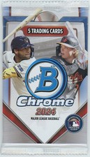 2024 Bowman Chrome Mega Box Base Chrome Pack (Not MOJO Pack) Factory Sealed
