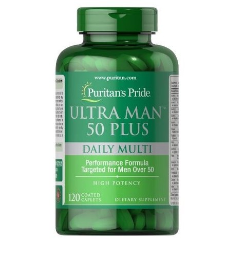 Puritan's Pride Ultra Man™ 50 Plus 120 Caplets