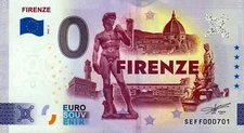 Zero Euro Note - 0 Euro Note - Italy - Firenze 2025-2
