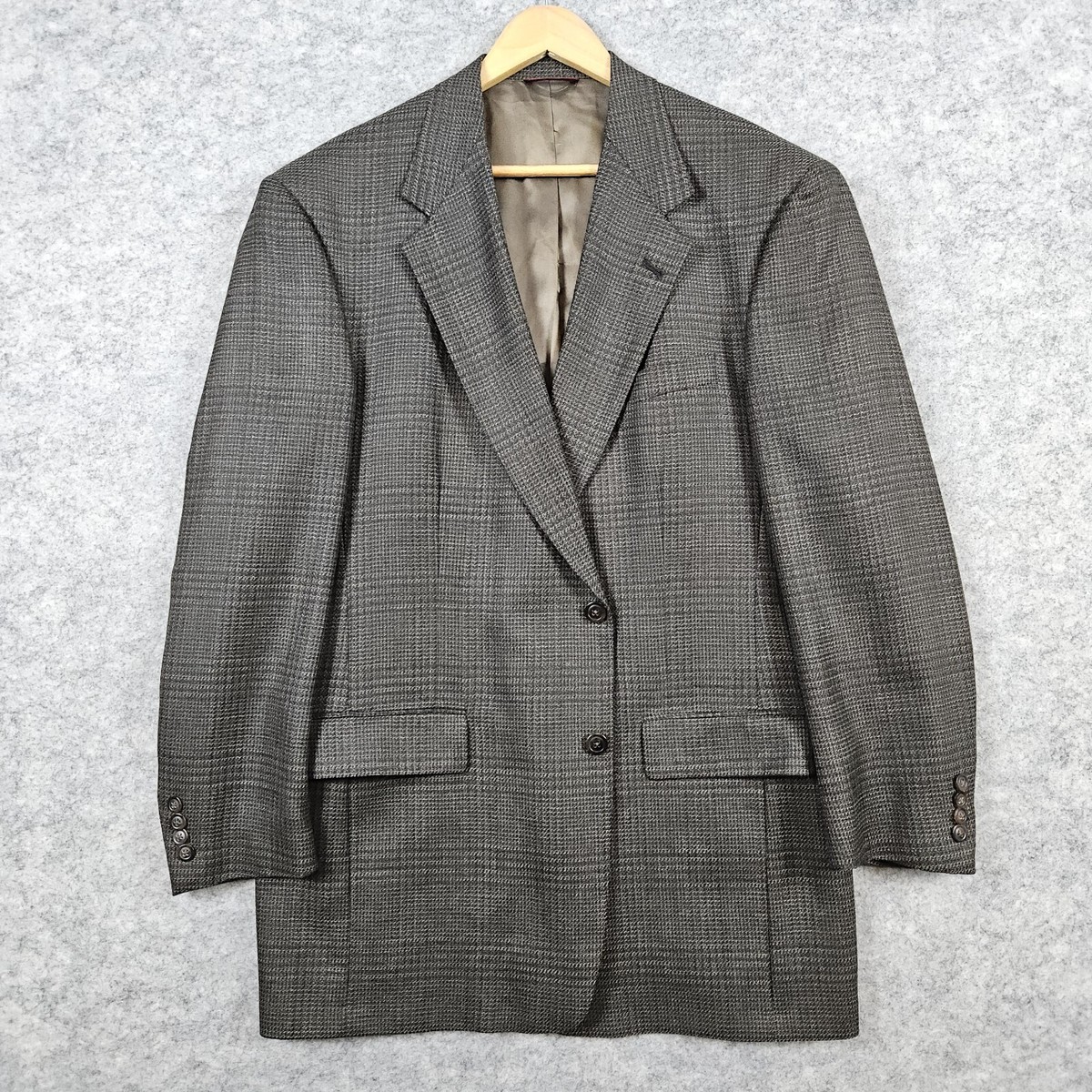 Hart Schaffner & Marx Men's Blazer Size 42L (44) Pure New Wool