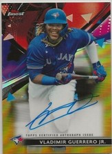 2021 TOPPS FINEST AUTOGRAPH GOLD #FA-VGJ VLADIMIR GUERRERO JR. 12/50 