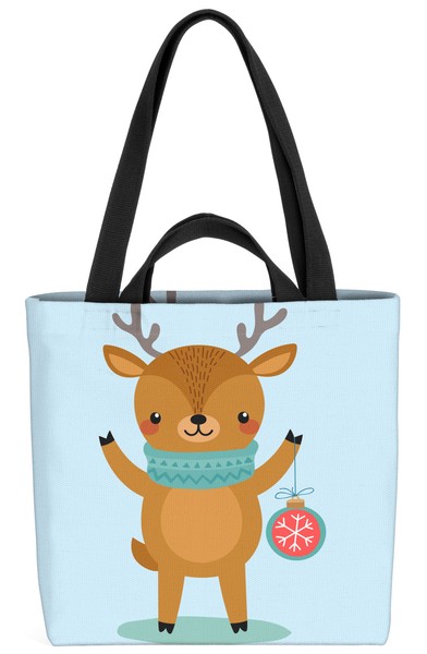 Rentier Tierkinder Tasche Kinderzimmer Kinder Tiere Winter Weihnachten Tierbaby-image