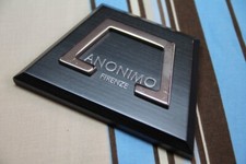 ANONIMO FIRENZE - Targhetta plate originale vintage