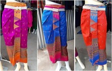Thai Traditional finished skirt Women fashion beautiful culture wrap sarong Lady