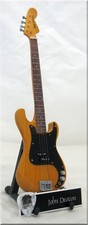 JOHN DEACON Miniature Guitar QUEEN w/ Guitar Pick
