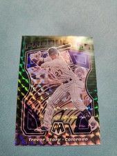 trevor story 2021 PANINI  MOSAIC P4 PRODUCERS GREEN  COLORADO