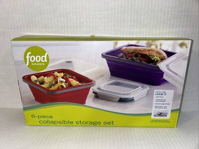 Food Network  6 Piece Food Storage Containers with Lids