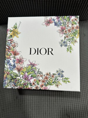 CHRISTIAN DIOR FLORAL Limited Edition Gift Box - 8in x 8in x 4in Empty Box - NEW