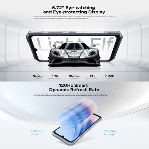 DOOGEE Blade GT Ultra-thin LED light Effect 5G Rugged Smartphone 32GB+256GB NFC - Picture 5 of 24