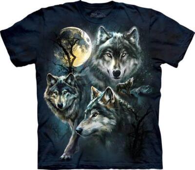 The Mountain Kinder T-Shirt ''Moon Wolves'' Gr.M - Sofort lieferbar
