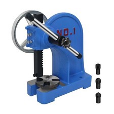 PNBO Arbor Press 1 Ton,Ratchet Leverage Arbor Press with Handwheel,Manual Des...