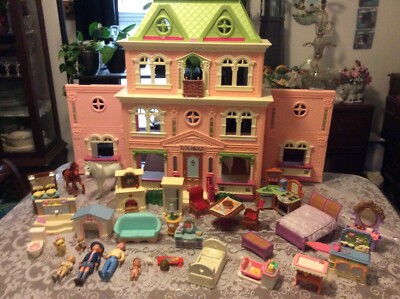 Grand Mansion Fisher Price Mansion Dollhouse Vintage 2008