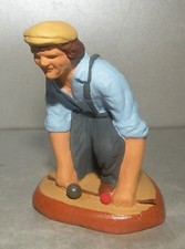 NEW Bowls Player , Measurer Cesar  ,  for Santon Fouque 9 Cm 