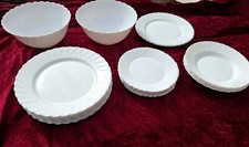 arcopal France Porzellan weiß Teller Schüssel Speiseteller 