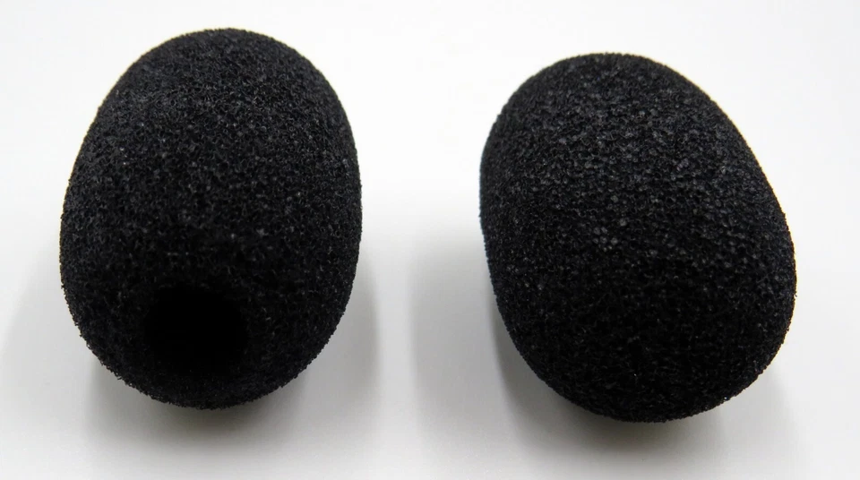 2x Mikrofon Filter Popschutz  Wind-Schutz 20x35mm Durchmesser vom Loch 8mm - Bild 4 von 4