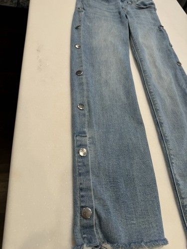 Hudson Jeans Girls Snappy Ankle Flare Crop Super Stretch Sz 12 - Picture 11 of 12