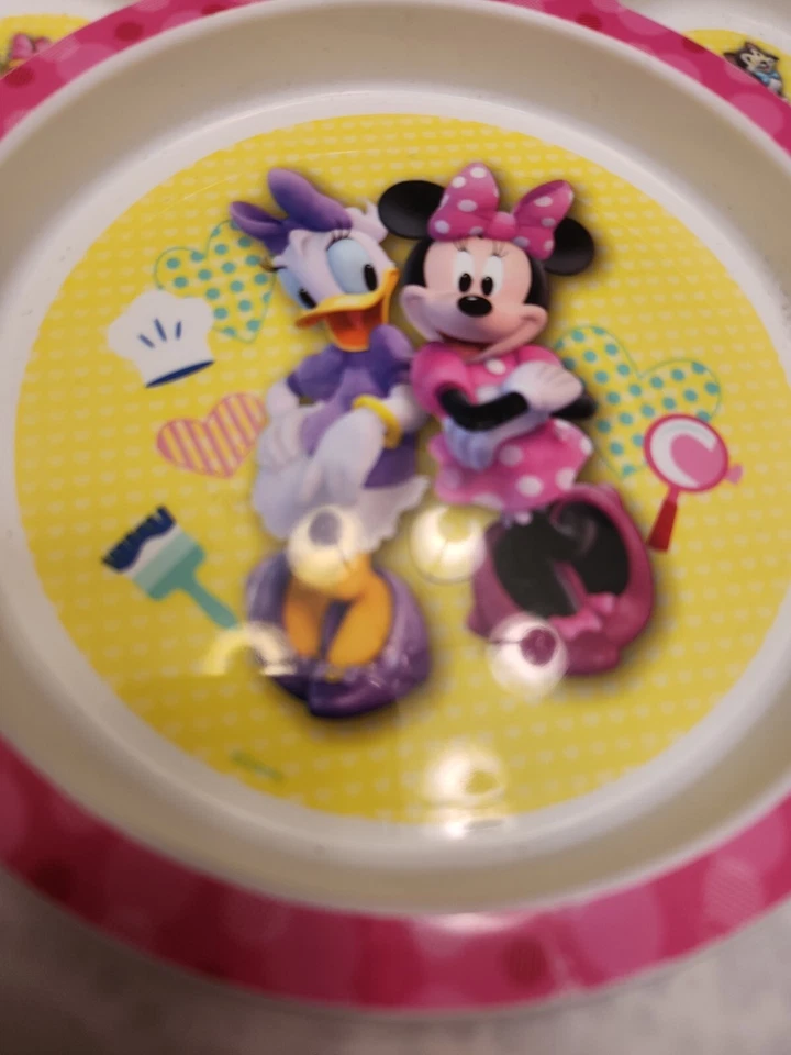 The First Years Melamine Disney Minnie Mouse/Daisy Duck Divided Plate 2010 - Image 2 of 4