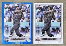 2022 TOPPS UPDATE #ASG-24 BYRON BUXTON *ALL STAR BLUE*  & Base TWINS
