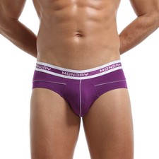 Men Underwear Briefs Bamboo Male Panties Breathable Underpants Bikini Briefs