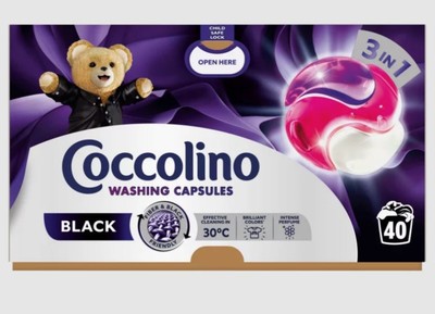 Coccolino Black 3in1 washing capsules 120 washes