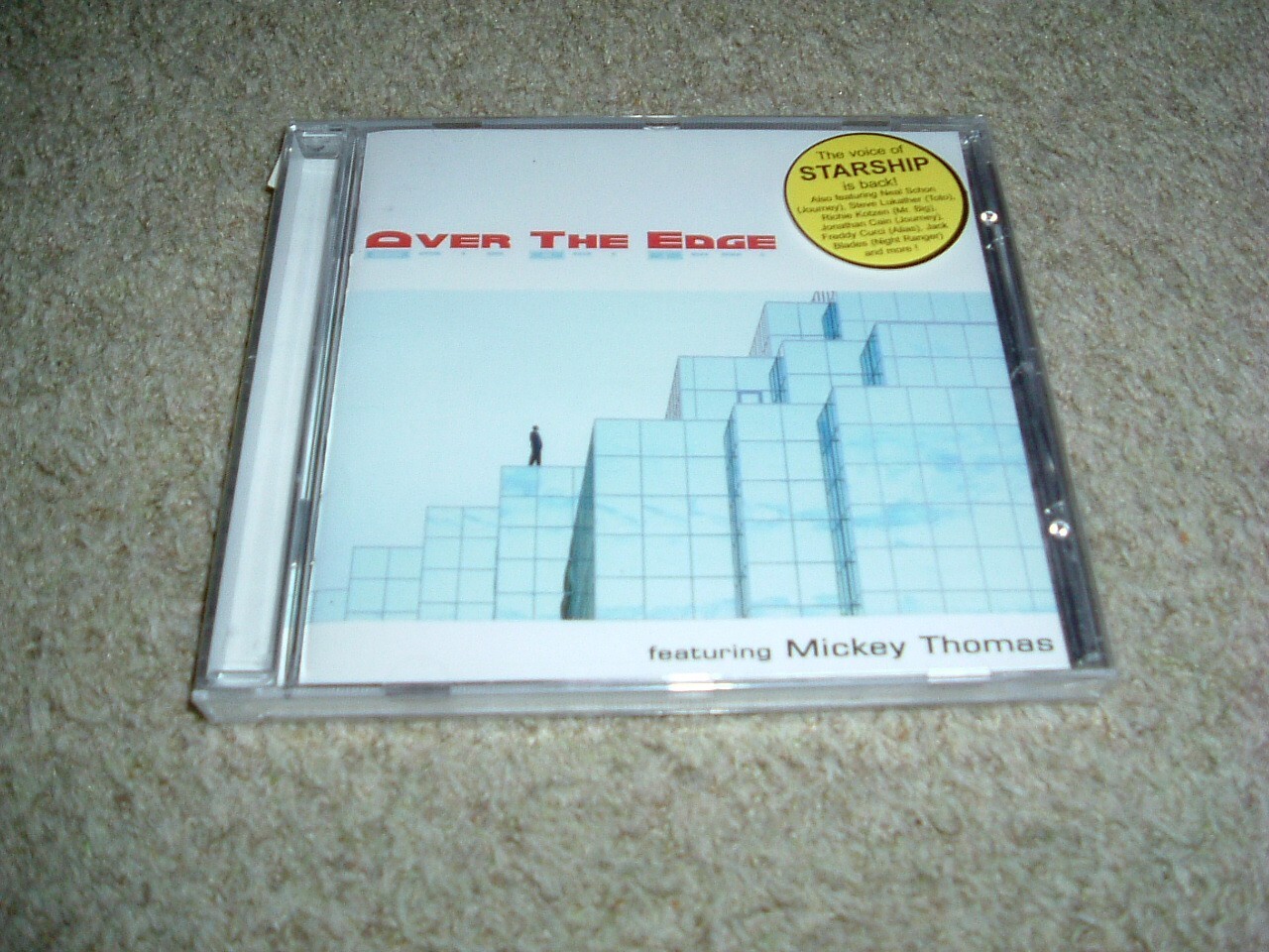 OVER THE EDGE - S/T - CD ALBUM - NEW - MICKEY THOMAS (STARSHIP) - MELODIC ROCK
