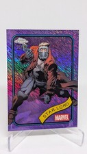 2025 Topps Chrome Marvel Star-Lord #104 Purple Shimmer Refractor - /75