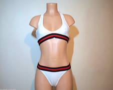White and Red Bikini
