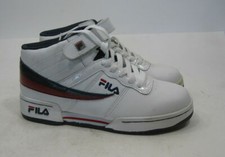 Fila F-13 Sl White Navy Red High Top Retro Fw 04521 111 WOMEN SIZE 6.5