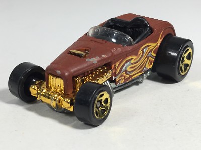 Hot Wheels 2007 Deuce Roadster '32 Ford Hot Rod Flat Brown HW