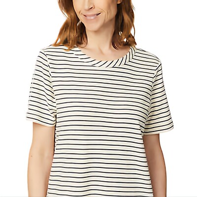 buffalo ladies striped dress Buffalo Women Ladies' Striped Dress Pink White Size Small