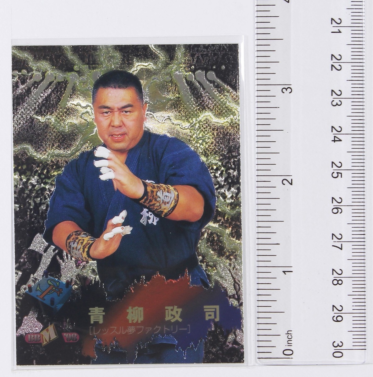 MASASHI AOYAGI - 1998 BBM Pro-Wrestling Trading Holo Card | eBay
