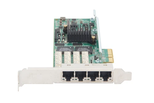 Silicom Quad Port PCIe 1Gb Copper Ethernet RJ45 Bypass Karte / PE2G4BPI80L-SD-R