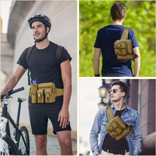 Outdoor Hiking Fishing Bag Military Tactical Fanny Pack Waist Bags with Hip Belt