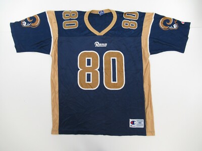 Champion Men's Louis Rams Isaac Bruce #80 Jersey Shirt Size