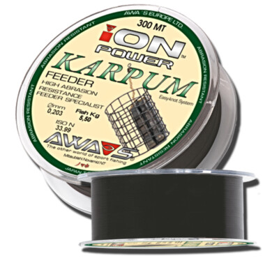 300m Monofile Angelschnur Karpfenschnur Nylon AWA SHIMA ION POWER KARPUM Feeder 