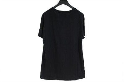 Gucci Men Logo Cities T Shirt Size Medium Black Cotton Rainbow