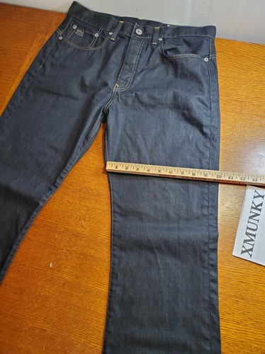 G-Star Raw Jeans 3301 Stivaletto Taglio Uomo 34x34 Denim Scuro Bello! - Foto 15 di 24