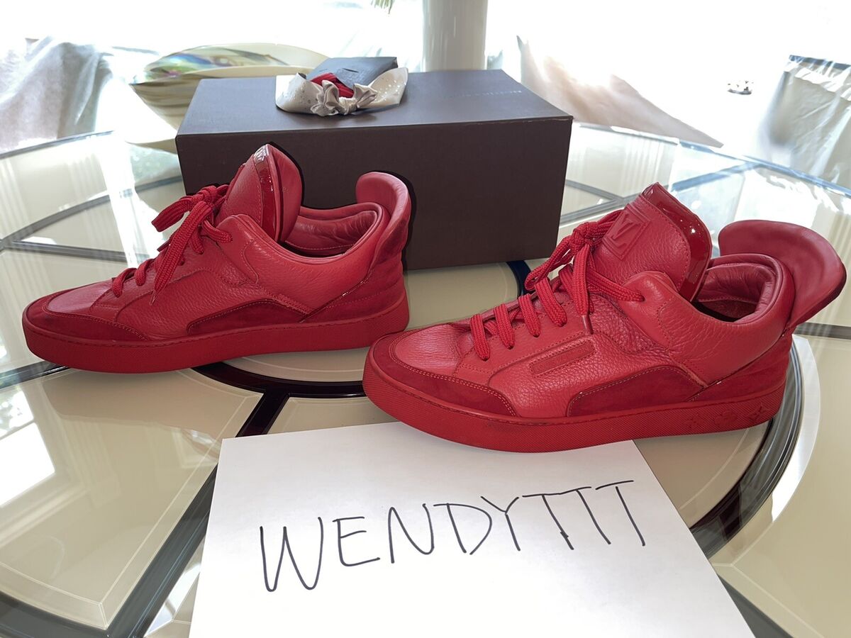 Louis Vuitton X Kanye West Don Sneakers Red LV8.5 US9.5 NEW Louis Vuitton X Kanye West Don Sneakers Red LV8.5 US9.5 NEW