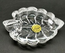 Vintage Cristal D’Arques Lead Crystal Fern Leaf Fougere Dish France