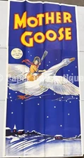 3 Sheet Art Deco 1930's Mother Goose Theater Poster Stone Lithograph