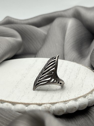 Nicht mehr erhältlicher James Avery Ring Sterlingsilber 925 Rarität offenes Blatt Größe 6 - Bild 2 von 5