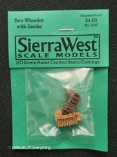 Sierra West Scale Models: Two Wheeler w/Sacks #9245 - NEW! - Tiny Fine Miniature