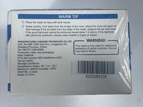 KN95 Face Mask 25 PCs, WWDOLL Masks, Filter Effective Standard GB2626-2019 - Picture 4 of 4