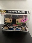 Funko Pop! Vinyl Demon Slayer Target Exclusive Figures Tanjiro Nezuko Autograph…