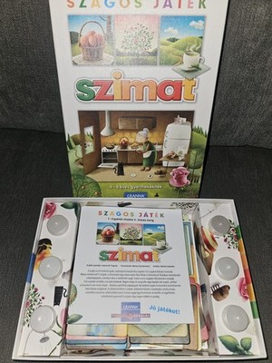 SZAGOS JATEK SZIMAT BRETTSPIEL 4-8 EVES GYERMEKEKNEK KOMPLETT GUTER ZUSTAND UK