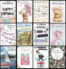 BIRTHDAY CARD TO SOMEONE SPECIAL ~ QUALITY Cards Choice of Designs