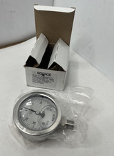 NOSHOK 25-500-30/15-psi 2.5 In SS Pressure Ga...
