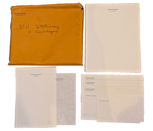 Large Lot White House Washington Stationery Letterhead Envelopes Unused Official